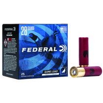 Federal H2895 Game-Shok Heavy Field 28Gauge 2.75" 1oz 5Shot 25 Per Box/10 Case