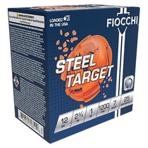 Fiocchi 12SLR7 Steel Target 12Gauge 2.75" 1oz 7Shot 25 Per Box/10 Case