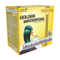 Fiocchi 123SGWBB Golden Waterfowl 12Gauge 3" 1 1/4oz BBShot 25 Per Box/10 Case