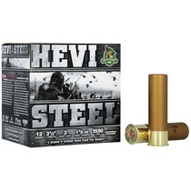 HEVI-Shot HS65003 HEVI-Steel 12Gauge 3.50" 1 3/8oz 3Shot 25 Per Box/10 Case