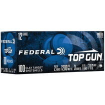 Federal TG1210075 Top Gun 12Gauge 2.75" 1 1/8oz 7.5Shot 100 Per Box/2 Case