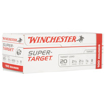 Winchester Ammo TRGT208VP Super-Target 20Gauge 2.75" 7/8oz 8Shot 100 Box/2 Case *Value Pack