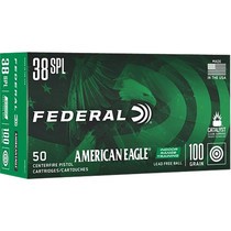 Federal AE38LF1 American Eagle IRT 38Special 100gr Lead Free IRT 50 Per Box/10 Case