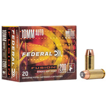 Federal F10FS1 Fusion Handgun 10mmAuto 200gr Fusion Soft Point 20 Per Box/10 Case