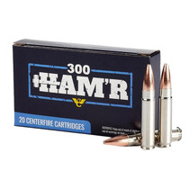 Wilson Combat A300HMR135HBN HAM'R Bonded 300 HAM'R 135 gr Speer HAM'R Bonded Nickel-Plated Brass 20 Bx/ 10 Case