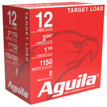 Aguila 1CHB1280 Target Load Competition 12Gauge 2.75" 1 1/8oz 8Shot 25 Per Box/10 Case