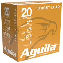 Aguila 1CHB2039 Target Load Competition 20Gauge 2.75" 7/8oz 9Shot 25 Per Box/10 Case