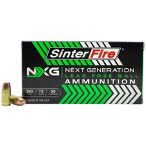 SinterFire Inc SF38075NXG Next Generation (NXG) 380ACP 75gr Lead Free Ball 50 Per Box/20 Case