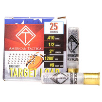 ATI ATIAC4109 Target Load 410Gauge 2.5" 1/2oz 9Shot 25 Per Box/10 Case