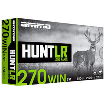 Ammo Inc 270W150SSTA20 Hunt Long Range 270Win 150gr Super Shock Tip 20 Per Box/10 Case