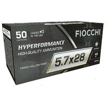 Fiocchi 57PT40 Hyperformance 5.7x28mm 40gr Tipped Hollow Point 50 Per Box/10 Case