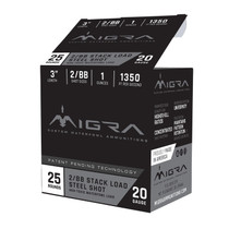 Migra Ammunitions M20S46 Combinational 20Gauge 3" 1oz 4/6Shot 25 Per Box/10 Case