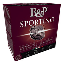 B&P 12B1SCL8 Sporting Clay 12Gauge 2.75" 1oz 8Shot 25 Per Box/10 Case