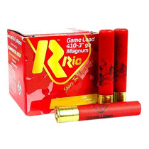 Rio Ammunition RCHV368 Game Load 410Gauge 3" 11/16oz 8Shot 25 Per Box/10 Case