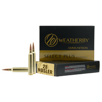 Weatherby R28NS180VLD Select Plus 28Nosler 180gr 20 Per Box/10 Case