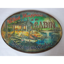 Rivers Edge FUNNY, VINTAGE, PERSONALIZED 12" X 17" WHAT HAPPENS
