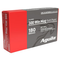 Aguila 82044AG 300Win Mag 180gr InterLock Boat Tail Soft Point 20 Per Box/10 Case