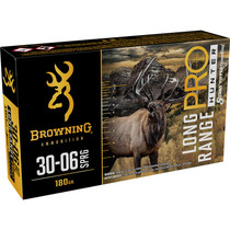 Browning Ammo B192530062 Long Range Pro 30-06Springfield 180gr 20 Per Box/10 Case
