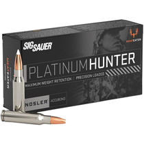 Sig Sauer E65CMPH14020 Platinum Hunter 6.5Creedmoor 140gr Bonded Polymer Tip 20 Per Box/10 Case
