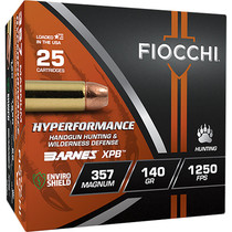 Fiocchi 357BA Hyperformance 357Mag 140gr XPB 25 Per Box/8 Case