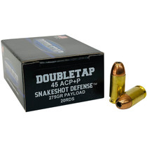 DoubleTap Ammunition 45ASS20 Snake Shot 45ACP 20 Per Box/50 Case