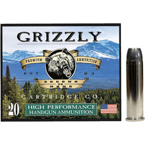 Grizzly Ammo GC357M12 357Mag 180gr Wide Flat Nose Gas Check 20 Per Box/10 Case