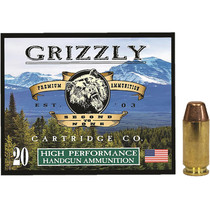 Grizzly Ammo GC40SW5 40S&W 200gr Full Metal Jacket Flat Point 20 Per Box/10 Case