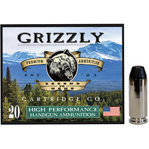 Grizzly Ammo GC10M10 10mmAuto 220gr Full Metal Jacket Flat Point 20 Per Box/10 Case