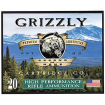 Grizzly Ammo GC45/70+P10 45-70Gov+P 525gr Full Metal Jacket Flat Point 20 Per Box/10 Case