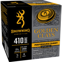 Browning Ammo BGC418 Golden Clays 410Bore 2.50" 1/2oz 8Shot 25 Per Box/10 Case