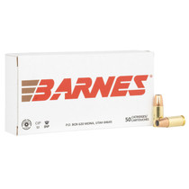Barnes Bullets 32516 9mmLuger 124gr Sierra Jacketed Hollow Point 50 Per Box/10 Case