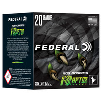 Federal RRS2092 Rob Roberts Raptor 20Gauge 3" 1oz 2Shot 25 Per Box/10 Case