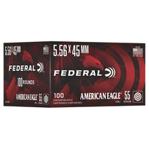 Federal AE193C American Eagle 5.56x45mm 55gr Full Metal Jacket 100 Per Box/5 Case