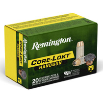 Remington Ammunition 20272 Core-Lokt 45Colt 237gr Jacketed Hollow Point 20 Per Box/10 Case