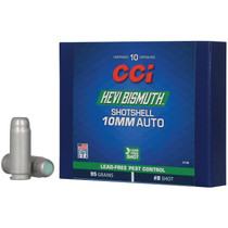 CCI 3710B HEVI-Bismuth 10mmAuto 95gr Shotshell #8Shot 10 Per Box/20 Case