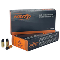 HSM 9MM24N 9mmLuger Subsonic 180gr Hard Cast Long Flat Nose 50 Per Box/10 Case