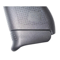 Pearce Grip PG43+1 Magazine Extension made of Polymer with Black Finish & 3/4" Gripping Surface for Glock 43 (Adds 1rd)