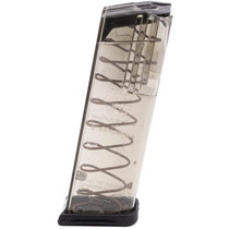 ETS Group GLK19 Pistol Mags 15rd 9mm Luger Compatible w/ Glock 26/19 Gen1-5 Clear Polymer