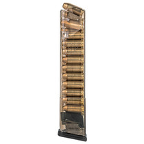 ETS Group GLK22170 Pistol Mags 24rd Extended 40 S&W Compatible w/Glock 22/23/24/27/35 Gen1-4 Clear Polymer