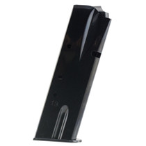 Mec-Gar MGBRHP13B Standard 13rd 9mm Luger Fits Browning Hi-Power/Springfield SA-35, Blued Carbon Steel