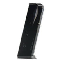 Mec-Gar MGP22815B Sig 15rd 9mm Luger Fits Sig P229/P228, Blued Carbon Steel