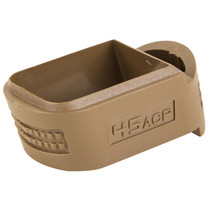 Springfield Armory XD5007 Mag Sleeve made of Polymer with Flat Dark Earth Finish & 1 Piece Design for 45 ACP Springfield XD Magazine