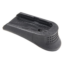 Pachmayr 03894 Grip Extender Extended Compatible w/ Glock 17/18/19/22/23/24/25/31/32/34/35/37, Black Polymer 2 Per Pack