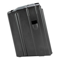 DuraMag 1068041177CPD SS 10rd 22 Nosler/6.8 SPC for AR-15 Black w/ Gray Follower Detachable