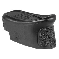 Pearce Grip PGMPS+ Magazine Extension made of Polymer with Texture Black Finish & 1" Gripping Surface for S&W M&P Shield, M&P Shield M2.0 (Adds 2rds 9mm Luger, 1rd 40 S&W)