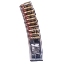 ETS Group HKMP520 Rifle Mags 20rd 9mm Luger for H&K MP5/SP5K/MP5K/94/SP89 Clear Detachable