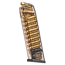 ETS Group GLK2020 Pistol Mags 20rd Extended 10mm Auto Compatible w/Glock 20/29/40 Clear Polymer