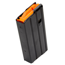 DuraMag 2035041178CPD SS 20rd 350 Legend for AR-15 Black w/ Orange Follower Detachable