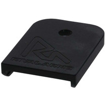 Rival Arms RA70G001A Mag Baseplate 9mm Luger/40 S&W/357 Sig, Compatible w/Glock (except 36/42/43/48), Black Aluminum