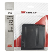 Savage Arms 55272 Savage 5rd 270 Win/30-06 Springfield Fits Axis II Precision Matte Black Steel